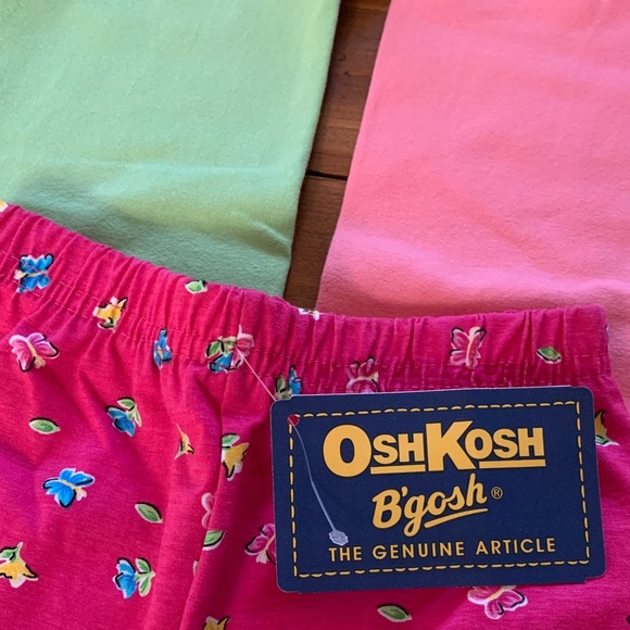 Set of 4 Girl’s - Pale Pink, Green, Lilac and Dark Pink Print Shorts - Size 6X - Picture 3 of 9